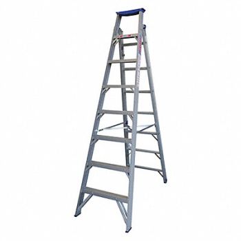 TIVOLI Dual Purpose Ladder 8 ft H Aluminum, 53TX50