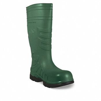 TALON TRAX Rubber Boot Men s 13 Knee Green PR, 53TZ01