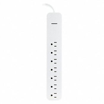 Surge Protector Outlet Strip 25 ft Cord, 53TZ14