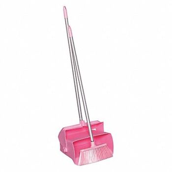 REMCO J5780 Lobby Broom and Dust Pan 37 in Handle L, 53UD04