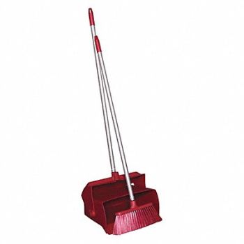 REMCO J5780 Lobby Broom and Dust Pan 37 in Handle L, 53UD07