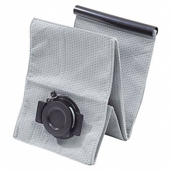 NILFISK Vacuum Bag Fleece 1-Ply Reusable, 53UE40