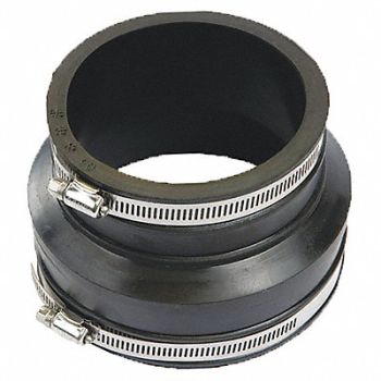 GRAINGER APPROVED Flexible Coupling PVC 6 x 4 in Pipe Size, 53UE58