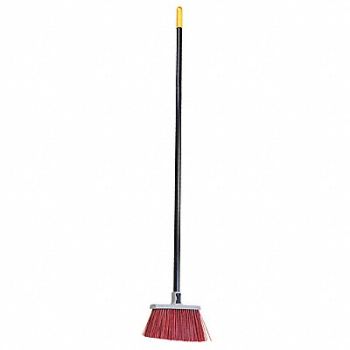 QUICKIE Angle Broom 60 in Handle L 12 in Face, 53UJ77