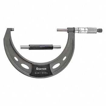 STARRETT Outside Micrometer 1 to 2 Range Ratchet, 53VC83