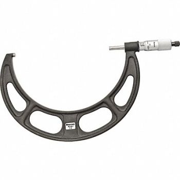STARRETT Outside Micrometer 7 to 8 Knurled Ring, 53VC92
