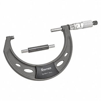 STARRETT Outside Micrometer 3 to 4 Range, 53VC97