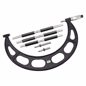 STARRETT Anvil Micrometer Set 9 to 12 Range, 53VD27