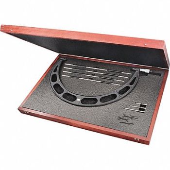 STARRETT Anvil Micrometer Set 16 to 20 Range, 53VD29