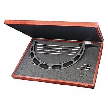 STARRETT Anvil Micrometer Set 400 to 500mm Range, 53VD33