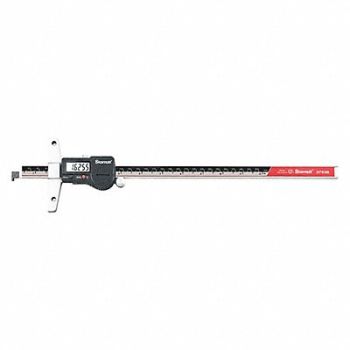 STARRETT Electronic Depth Gage 0 to 12 Range, 53VD48