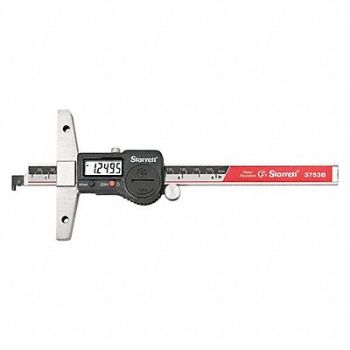STARRETT Electronic Depth Gage 0 to 6 Range, 53VD49