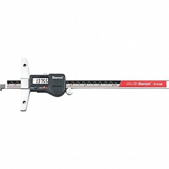 STARRETT Electronic Depth Gage 0 to 8 Range, 53VD50