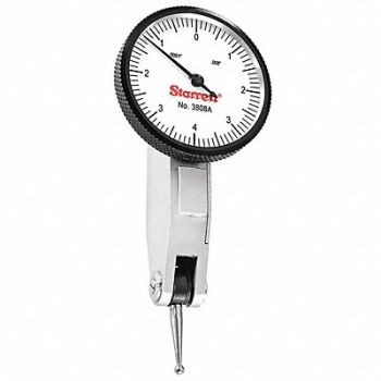STARRETT Dial Test Indicator Set 1-1/4 White, 53VD51