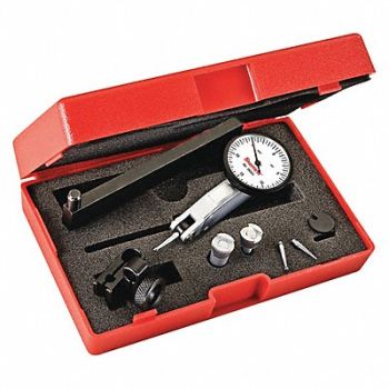 STARRETT Dial Test Indicator Set 1-1/4 White, 53VD56