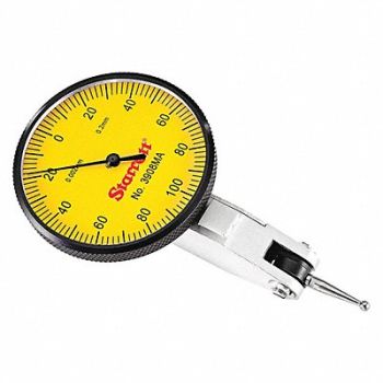 STARRETT Dial Test Indicator Set 1-9/16 Yellow, 53VD60