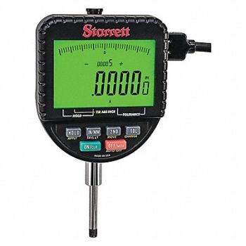 STARRETT Electronic Indicator 1 /25mm Range, 53VD66
