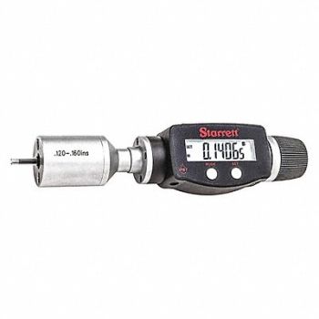 STARRETT Internal Micrometer 0.120 to 0.160 Range, 53VE35