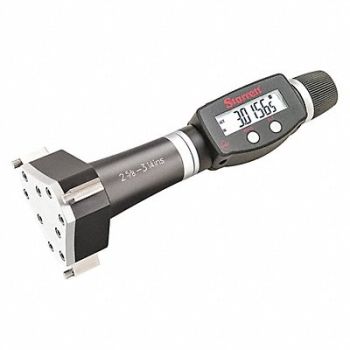 STARRETT Internal Micrometer 2-5/8 to 3-1/4 Range, 53VE41