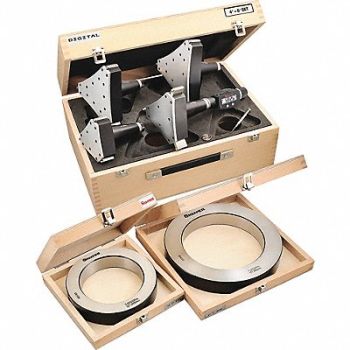 STARRETT Inside Micrometer Set 4 to 8 Range, 53VE57