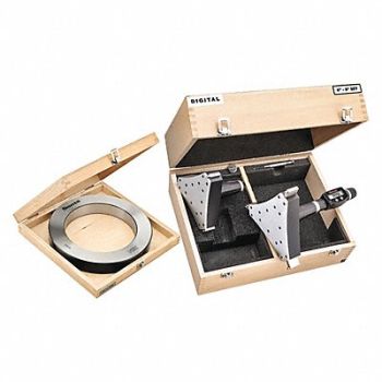 STARRETT Inside Micrometer Set 6 to 8 Range, 53VE59