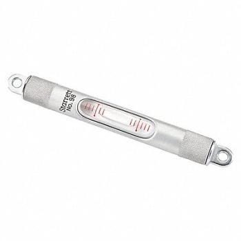 STARRETT Machinists Levels Tube Replacement Type, 53VF15