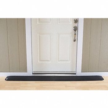 EZ EDGE ADA Compliant Ramp Matte Black 7/8 H, 53VF55