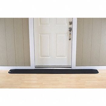 EZ EDGE ADA Compliant Ramp Matte Black 1 H, 53VF57