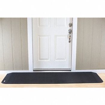 EZ EDGE ADA Compliant Ramp Matte Black 1 3/4 H, 53VF63