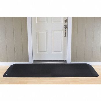EZ EDGE ADA Compliant Ramp Matte Black 2 1/4 H, 53VF67