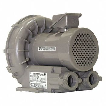 FUJI ELECTRIC Regenerative Blower 1 25/64 hp 53 in wc, 53WC08