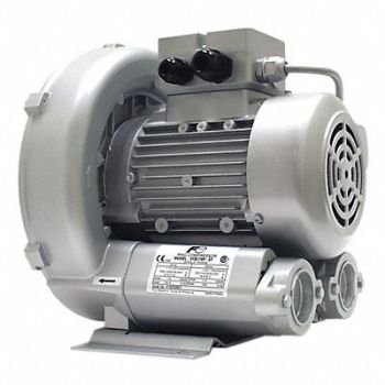 FUJI ELECTRIC Regenerative Blower 1 3/4 hp 71.8 in wc, 53WC19