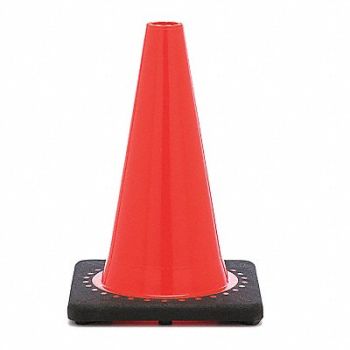 JBC REVOLUTION Traffic Cone 1.5 lb Orange Cone Color, 53WN49
