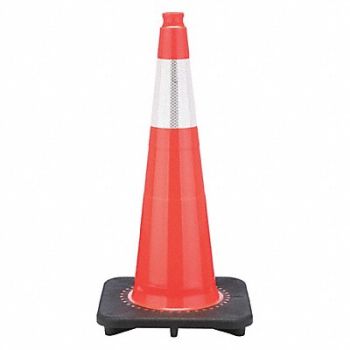 GRAINGER APPROVED Traffic Cone 7 lb Orange Cone Color, 53WN66