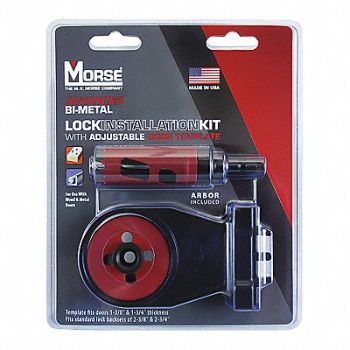 MORSE Hole Saw Kit Saw Range 3/4 to 2-1/2, 53WP36