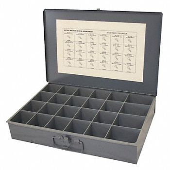 GRAINGER APPROVED Machine Screw Assortment Metric 455 pcs., 53WR02
