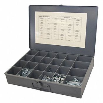 GRAINGER APPROVED Pin Assortment Low Carbon Steel 2306 pcs, 53WR04