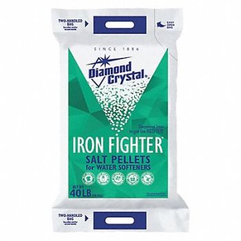 DIAMOND CRYSTAL Water Softener Salt 40 lb Crystals, 53WX15
