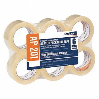 SHURTAPE Packaging Tape Acrylic PK6, 53XM02