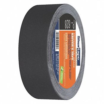 SHURTAPE Gaffer s Tape Black 1 7/8inx54 1/2 yd, 49JR06