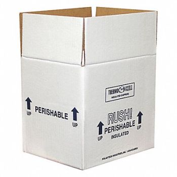 POLAR TECH Insulated Shipping Container Cardboard, 53XM40