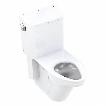 BESTCARE Ligature Resistant Toilet White Top Spud, 53XV01