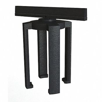 BANNER STAKES Sign Bracket Black 6 H, 53XV69
