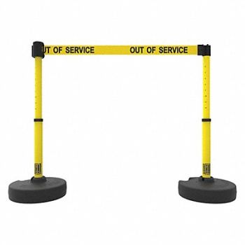 BANNER STAKES PLUS Barrier Set X2 Out of Service Ylw, 53XW07