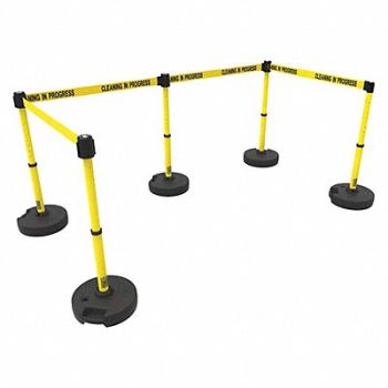 BANNER STAKES PLUS Barrier Set X5 Clean in Prgress Ylw, 53XW29