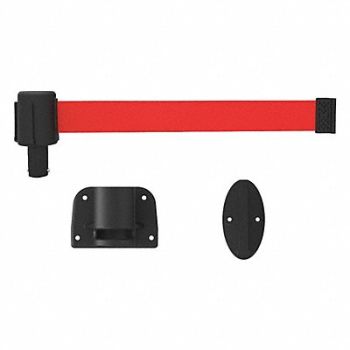 BANNER STAKES Belt Barrier Matte Red Belt, 53XW76