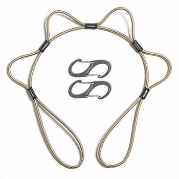 ABILITY ONE Bungee Cord 36 L End Type Hook and Loop, 53YH83