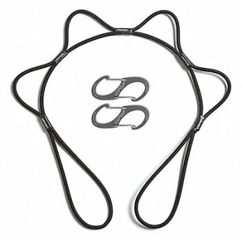 ABILITY ONE Bungee Cord 36 L End Type Hook and Loop, 53YH85