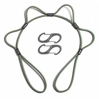 ABILITY ONE Bungee Cord 36 L End Type Hook and Loop, 53YH87