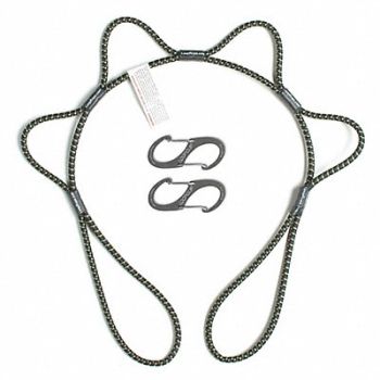 ABILITY ONE Bungee Cord 36 L End Type Hook and Loop, 53YH89